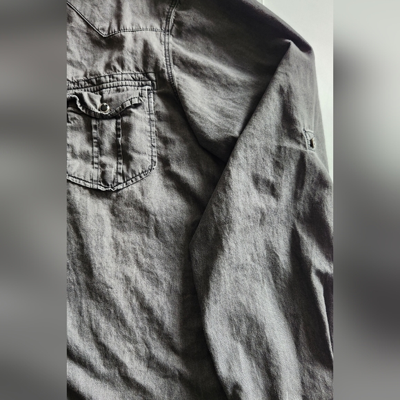 Chalc Men's Button Down Long Sleeve Medium - Picture 7 of 14